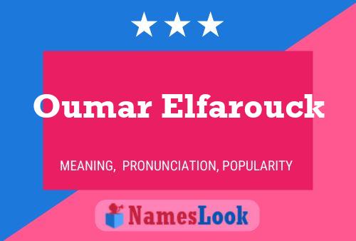 Постер имени Oumar Elfarouck