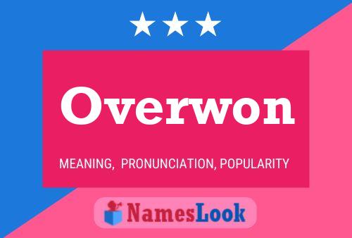 Постер имени Overwon