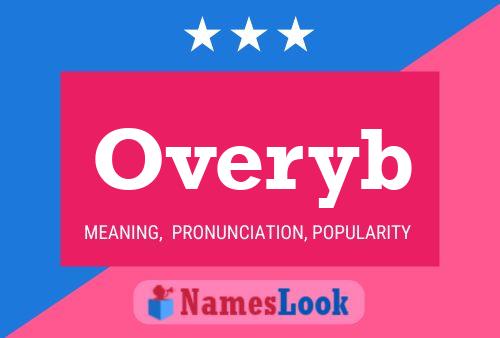 Постер имени Overyb