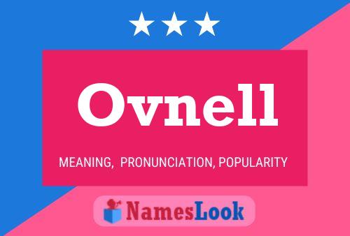 Постер имени Ovnell