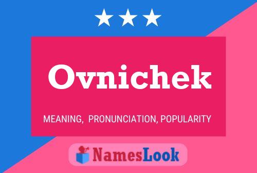 Постер имени Ovnichek