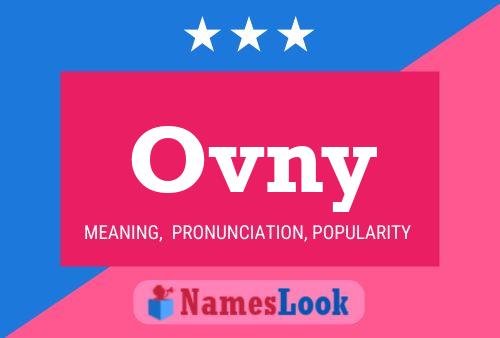 Постер имени Ovny