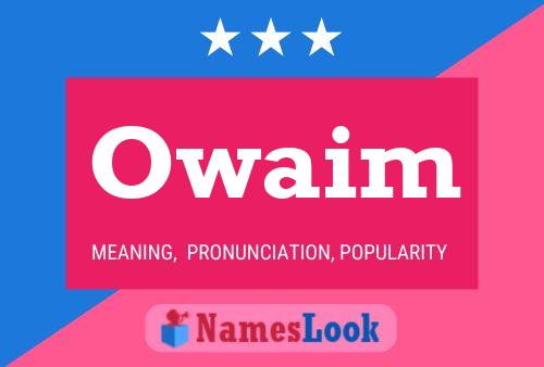 Постер имени Owaim