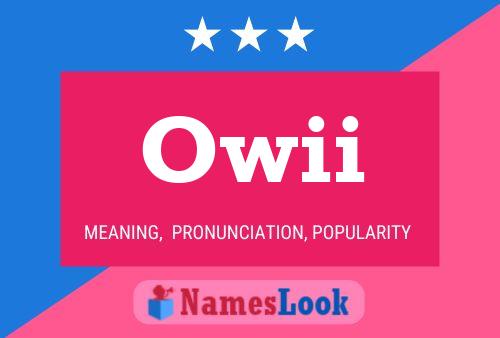 Постер имени Owii