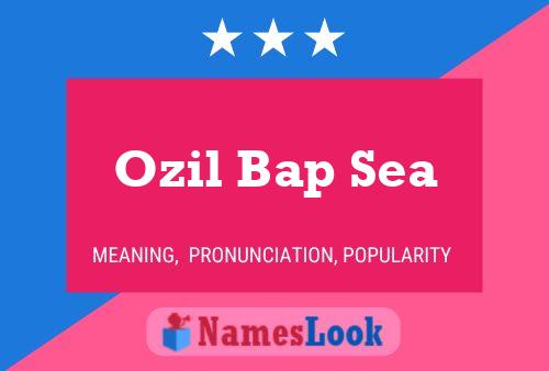 Постер имени Ozil Bap Sea