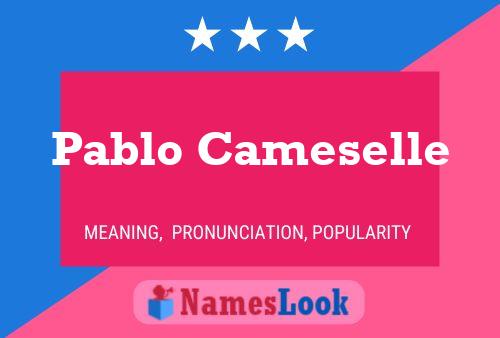 Постер имени Pablo Cameselle