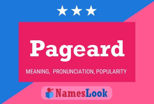 Постер имени Pageard