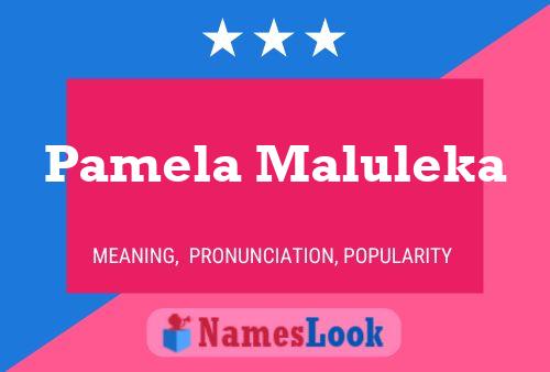 Постер имени Pamela Maluleka