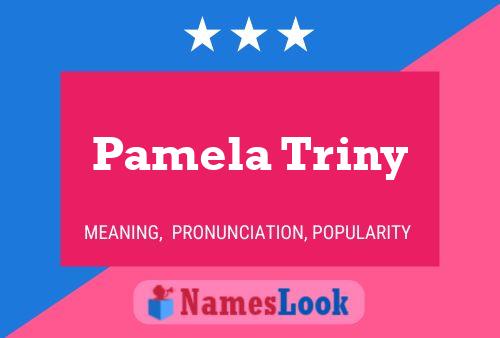 Постер имени Pamela Triny