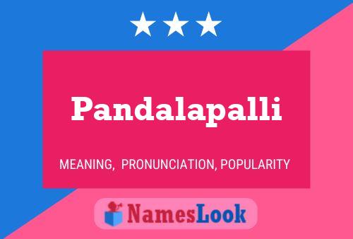 Постер имени Pandalapalli