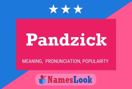 Постер имени Pandzick