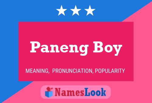 Постер имени Paneng Boy