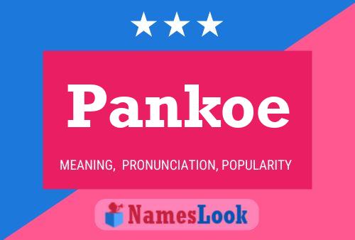 Постер имени Pankoe