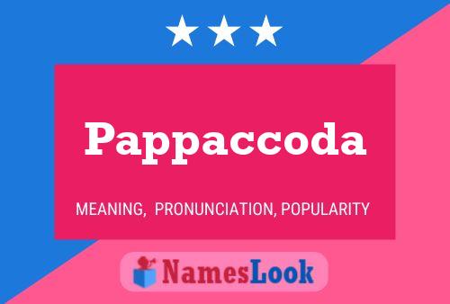 Постер имени Pappaccoda