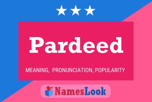 Постер имени Pardeed