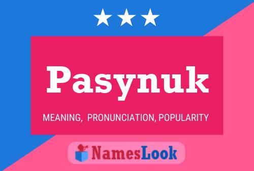 Постер имени Pasynuk