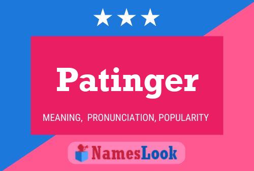 Постер имени Patinger