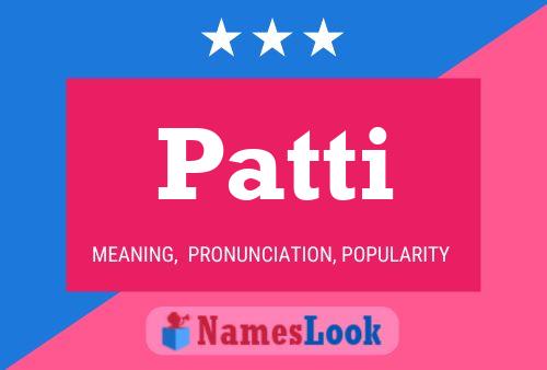 Постер имени Patti