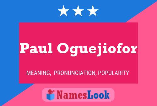 Постер имени Paul Oguejiofor