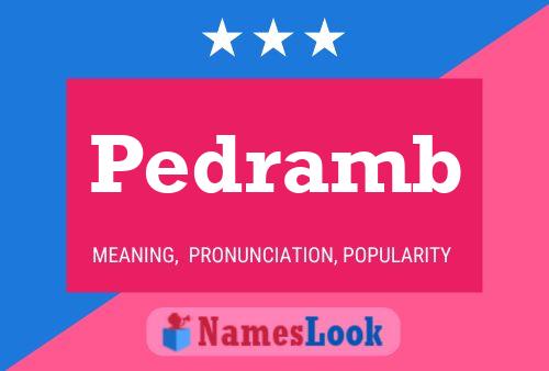 Постер имени Pedramb