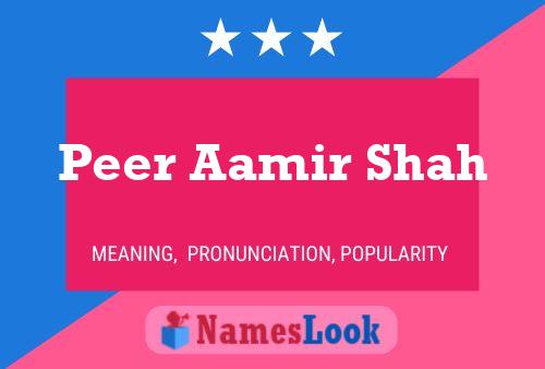 Постер имени Peer Aamir Shah