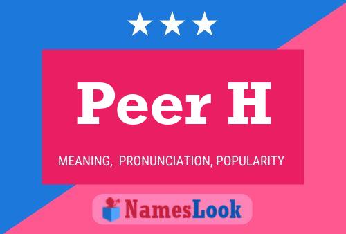 Постер имени Peer H