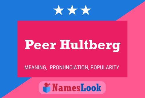 Постер имени Peer Hultberg