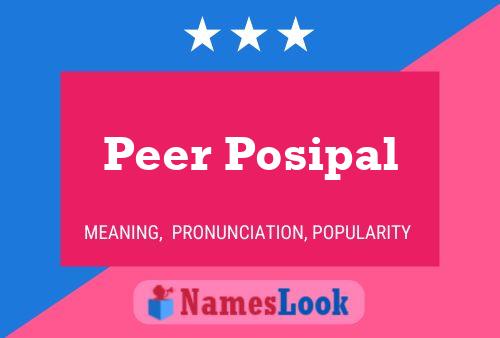 Постер имени Peer Posipal