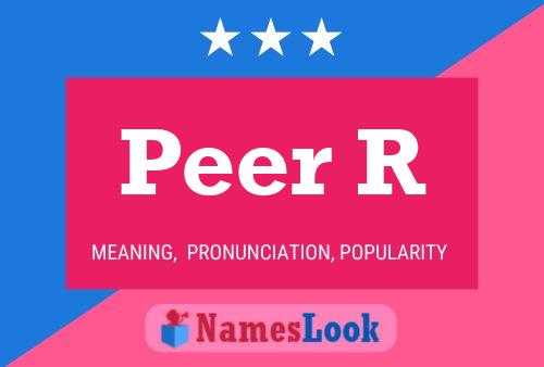 Постер имени Peer R