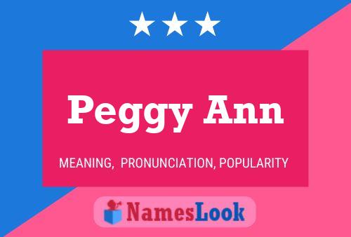 Постер имени Peggy Ann