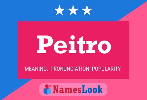 Постер имени Peitro