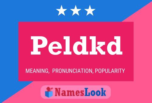 Постер имени Peldkd