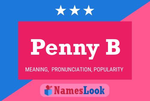 Постер имени Penny B