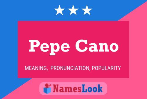 Постер имени Pepe Cano