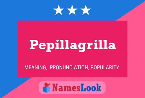 Постер имени Pepillagrilla