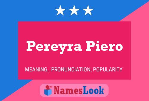 Постер имени Pereyra Piero