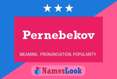 Постер имени Pernebekov