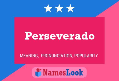 Постер имени Perseverado