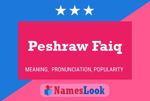 Постер имени Peshraw Faiq