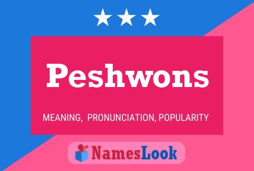 Постер имени Peshwons