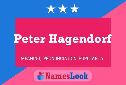 Постер имени Peter Hagendorf