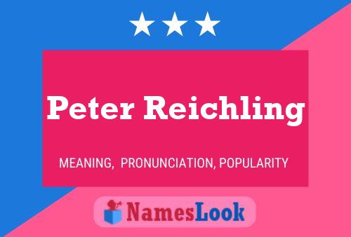 Постер имени Peter Reichling