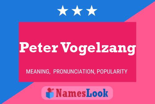 Постер имени Peter Vogelzang