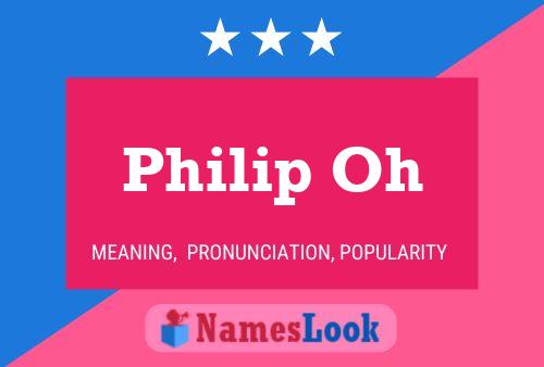 Постер имени Philip Oh