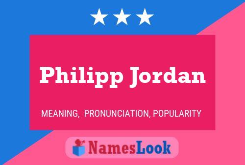 Постер имени Philipp Jordan