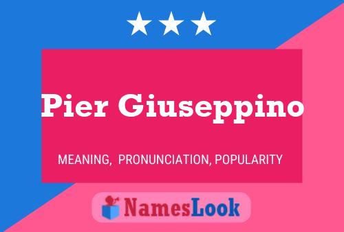 Постер имени Pier Giuseppino