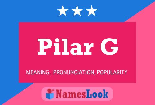 Постер имени Pilar G