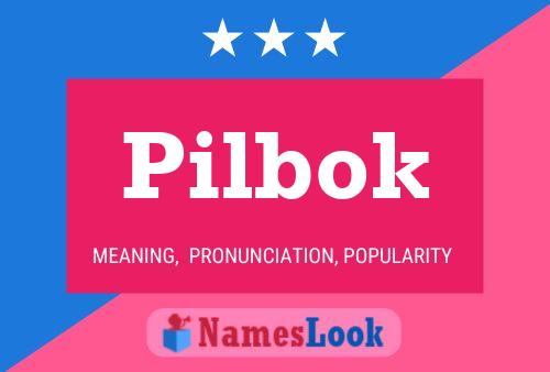 Постер имени Pilbok