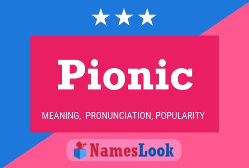 Постер имени Pionic