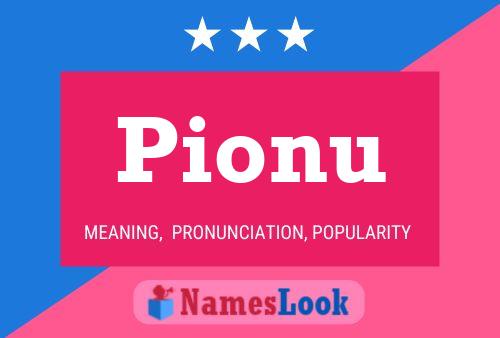 Постер имени Pionu